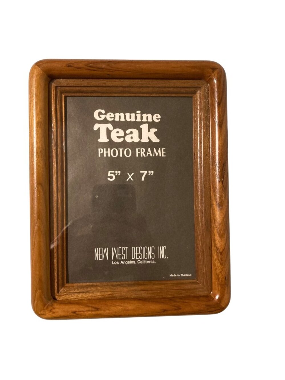 Danish Modern Style Vintage Teak Wood Photo Frame 5 x 7 Picture Frame